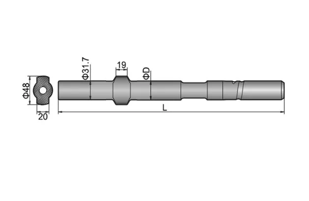 Krupp HB 101 Shank Adapter