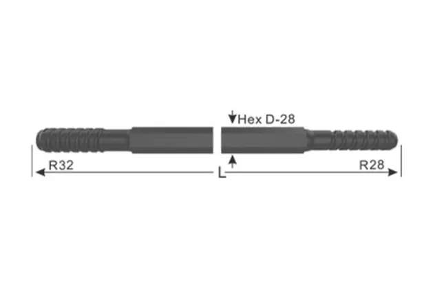 R32 - R28 Drifter Rod